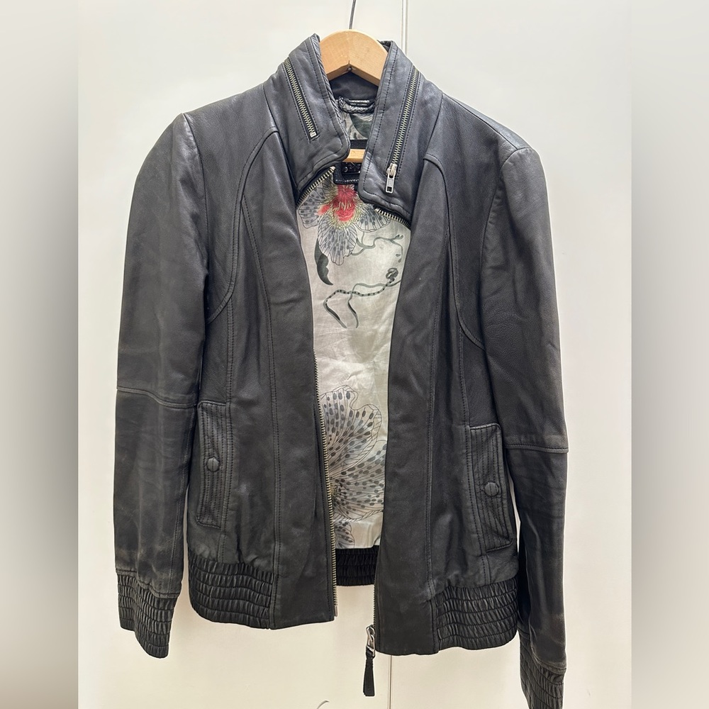 Mackage Exclusively for Aritzia Lamb Leather Jacket in Size M